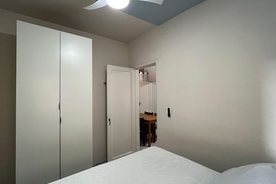 Quarto  de apartamento para alugar com 1 quarto, 37m² em Embaré, Santos