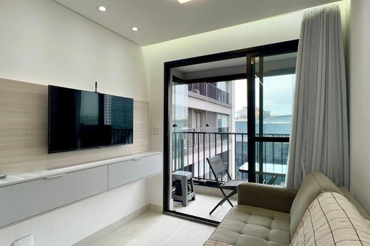 Sala de kitnet/studio para alugar com 1 quarto, 30m² em Pinheiros, São Paulo