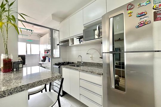Cozinha de apartamento para alugar com 2 quartos, 50m² em Vila Santa Catarina, São Paulo