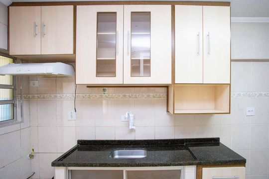 Cozinha de apartamento à venda com 1 quarto, 62m² em Centro, Diadema
