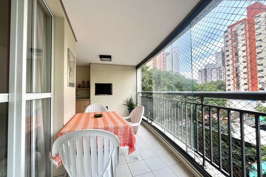 Varanda de apartamento à venda com 3 quartos, 173m² em Vila Mascote, São Paulo