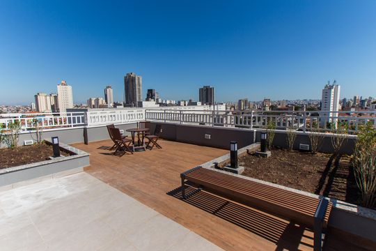 Terraço de apartamento para alugar com 1 quarto, 28m² em Vila Mazzei, São Paulo