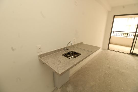 Cozinha de kitnet/studio para alugar com 1 quarto, 28m² em Sacomã, São Paulo