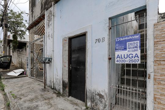 Fachada de casa para alugar com 1 quarto, 35m² em Vila Jundiai, Mogi das Cruzes