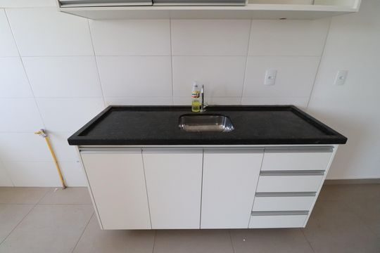 Sala/Cozinha de apartamento para alugar com 2 quartos, 52m² em Reserva Real, Ribeirão Preto