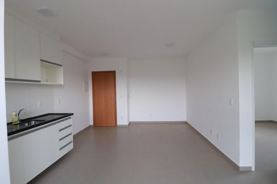 Sala/Cozinha de apartamento para alugar com 2 quartos, 52m² em Reserva Real, Ribeirão Preto