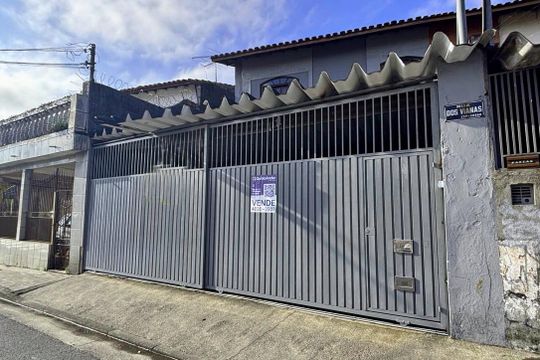 Fachada  de casa à venda com 3 quartos, 133m² em Baeta Neves, São Bernardo do Campo