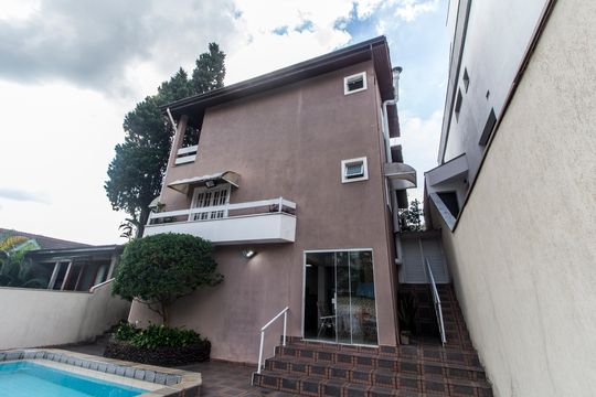 Fachada de casa de condomínio à venda com 4 quartos, 308m² em Residencial Tres (alphaville), Santana de Parnaíba