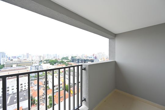 Varanda de kitnet/studio à venda com 1 quarto, 26m² em Vila Clementino, São Paulo