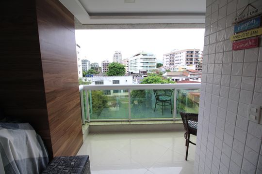 Varanda de apartamento à venda com 3 quartos, 80m² em Freguesia (jacarepaguá), Rio de Janeiro