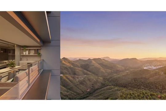 Apartamento à venda com 2 quartos, 126m² em Vila da Serra , Nova Lima