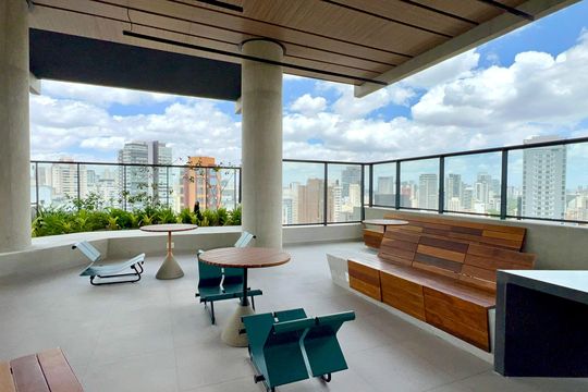 Área comum de apartamento à venda com 2 quartos, 67m² em Pinheiros, São Paulo