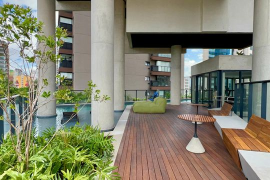 Área comum de apartamento à venda com 2 quartos, 67m² em Pinheiros, São Paulo