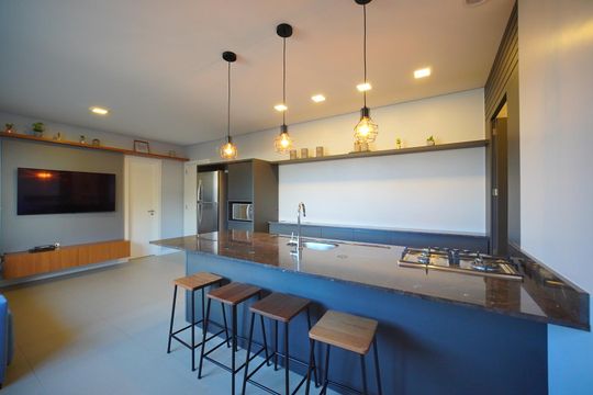 Cozinha de apartamento para alugar com 2 quartos, 62m² em João Paulo, Florianópolis