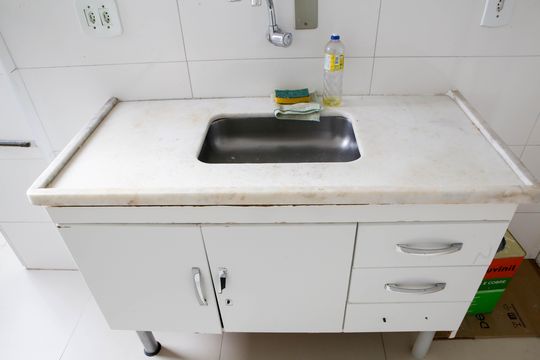 Cozinha de apartamento à venda com 2 quartos, 55m² em Jaguaré, São Paulo