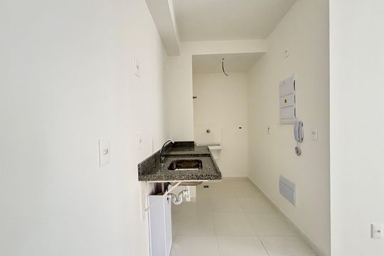 Cozinha de apartamento para alugar com 2 quartos, 42m² em Brooklin, São Paulo