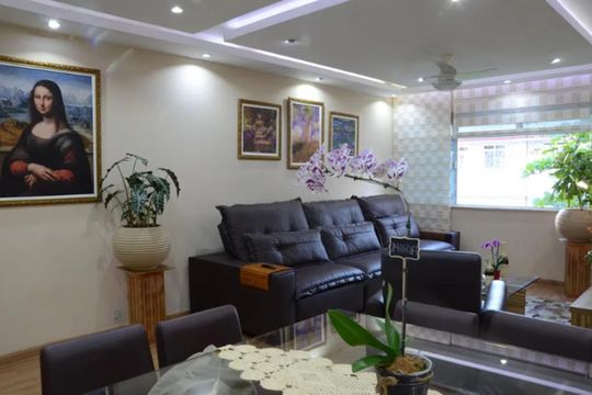 Sala de apartamento à venda com 3 quartos, 115m² em Tijuca, Rio de Janeiro