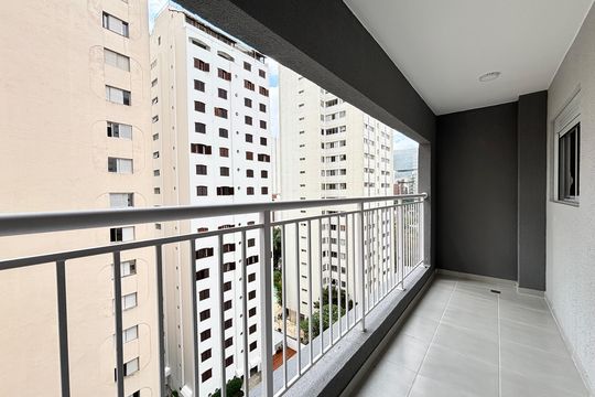 Varanda de apartamento à venda com 2 quartos, 42m² em Campo Belo, São Paulo