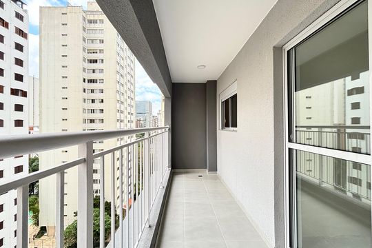Varanda de apartamento para alugar com 2 quartos, 42m² em Campo Belo, São Paulo