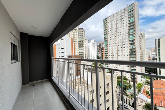 Varanda de apartamento à venda com 2 quartos, 42m² em Campo Belo, São Paulo