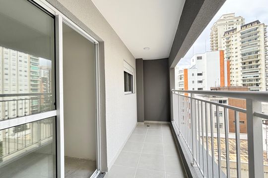 Varanda de apartamento para alugar com 2 quartos, 42m² em Campo Belo, São Paulo