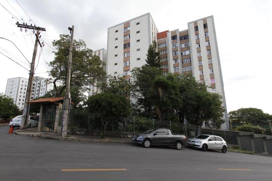 Fachada de apartamento à venda com 3 quartos, 109m² em Conjunto California, Belo Horizonte