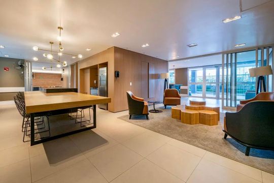 Salão de Festas  de apartamento à venda com 2 quartos, 64m² em Jardim Prudência, São Paulo