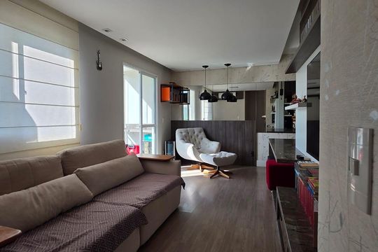 Sala de apartamento à venda com 2 quartos, 53m² em Humaitá, Porto Alegre