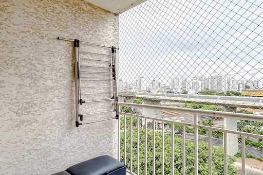 Varanda de apartamento à venda com 2 quartos, 66m² em Guaiauna, São Paulo