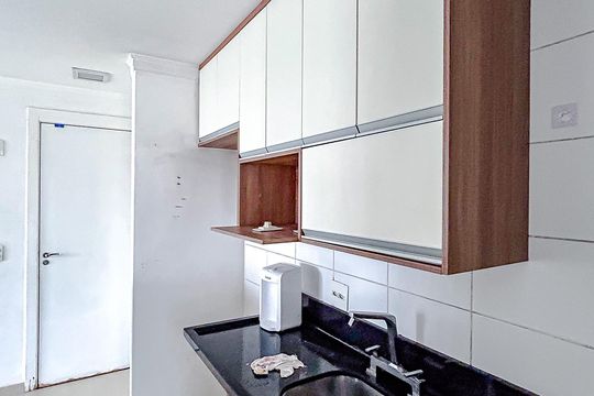 Cozinha de apartamento à venda com 2 quartos, 66m² em Guaiauna, São Paulo