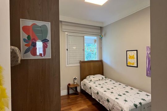 Quarto de apartamento à venda com 3 quartos, 90m² em Jardim Ester, São Paulo