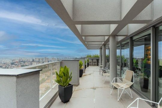 área comum de kitnet/studio à venda com 1 quarto, 24m² em Pompeia, São Paulo