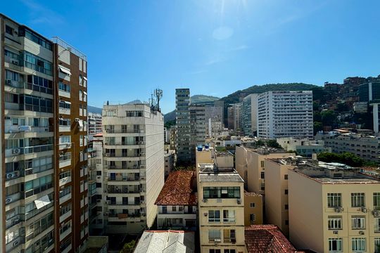 Sala - vista de apartamento à venda com 3 quartos, 98m² em Ipanema, Rio de Janeiro