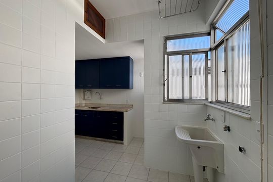 Área de serviço de apartamento à venda com 3 quartos, 98m² em Ipanema, Rio de Janeiro