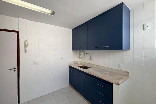 Cozinha de apartamento à venda com 3 quartos, 98m² em Ipanema, Rio de Janeiro