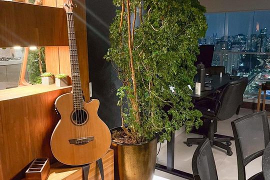 Sala de apartamento à venda com 1 quarto, 52m² em Campo Belo, São Paulo