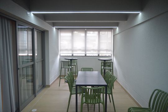 Área comum - Churrasqueira de apartamento à venda com 1 quarto, 40m² em Vila Sao Pedro, Santo André