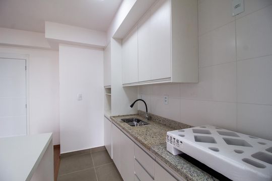 Cozinha de kitnet/studio para alugar com 1 quarto, 49m² em Parque Campolim, Sorocaba