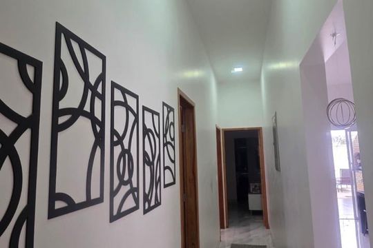 Corredor de casa de condomínio para alugar com 3 quartos, 160m² em Shopping Park, Uberlândia
