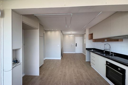 Cozinha e Área de Serviço de apartamento à venda com 3 quartos, 60m² em Parque Monteiro Soares, São Paulo