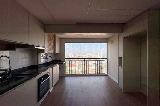 Cozinha e Área de Serviço de apartamento à venda com 3 quartos, 60m² em Parque Monteiro Soares, São Paulo