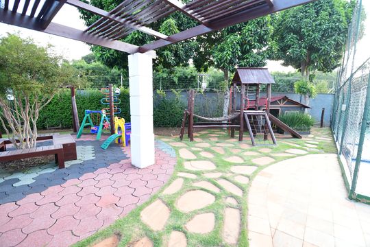 Área comum - Playground de casa de condomínio para alugar com 3 quartos, 340m² em Residencial Barão do Café, Campinas