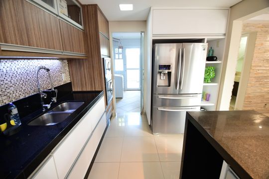 Cozinha de casa de condomínio para alugar com 3 quartos, 340m² em Residencial Barão do Café, Campinas
