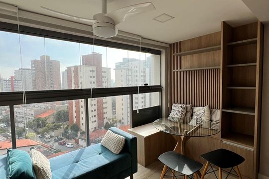 Varanda de apartamento à venda com 2 quartos, 63m² em Vila Gilda, Santo André