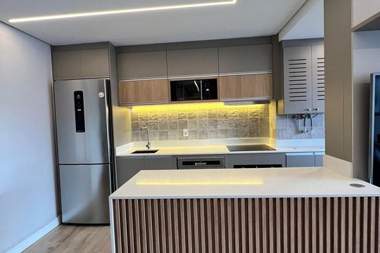 Copa de apartamento à venda com 2 quartos, 63m² em Vila Gilda, Santo André