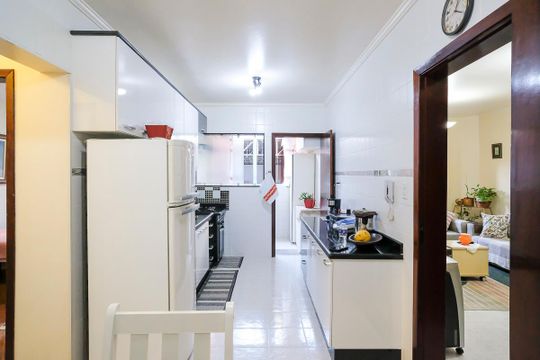 Cozinha de apartamento à venda com 2 quartos, 78m² em Barcelona, São Caetano do Sul