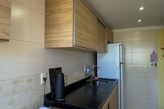 Cozinha de apartamento à venda com 3 quartos, 84m² em Parque Santo Antônio, São Paulo