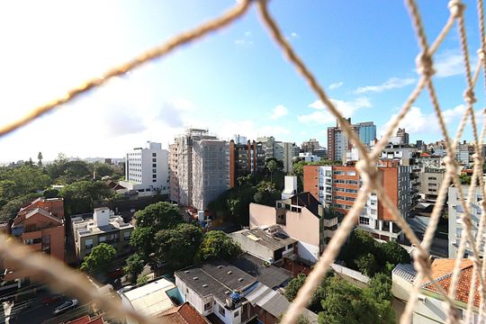 Vista da Sala  de apartamento à venda com 2 quartos, 153m² em São João, Porto Alegre
