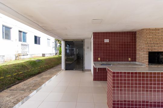 Área comum - Churrasqueira de apartamento para alugar com 2 quartos, 48m² em Chácara Tropical (caucaia do Alto), Cotia
