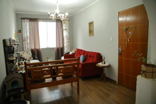 Sala de apartamento à venda com 1 quarto, 50m² em Centro, São Bernardo do Campo
